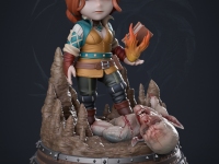 Triss chibi The Witcher