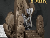 Diorama Dwarf Lord (con trono)