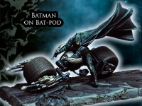 BATMAN ON BAT-POD