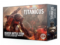 Adeptus Titanicus Reaver Battle Titan con Cañón de fusión y Puño sierra
