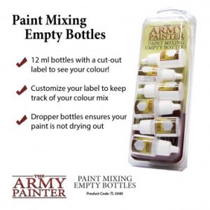 PAINT MIXING EMPTY BOTTLES