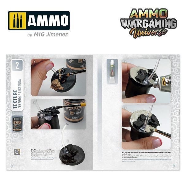 AMMO WARGAMING UNIVERSE 04 - Suelos Volcánicos - Imagen 2