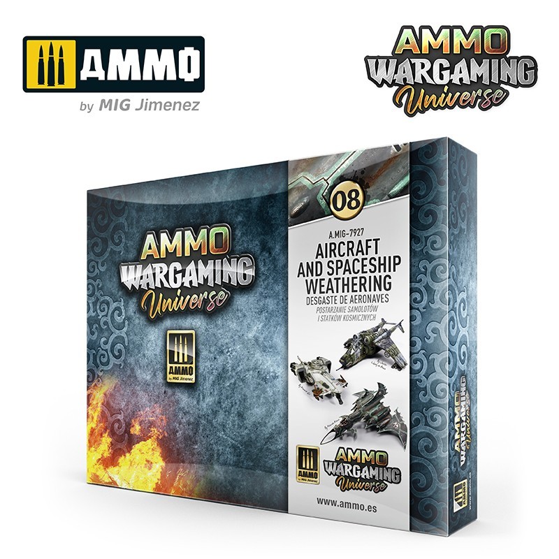 AMMO WARGAMING UNIVERSE 08 - Envejecido de Aeronaves y Naves Espaciales