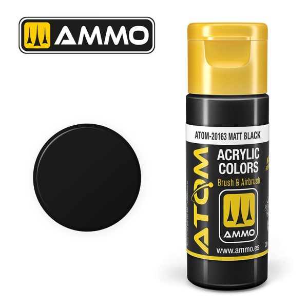 ATOM COLOR Negro Mate