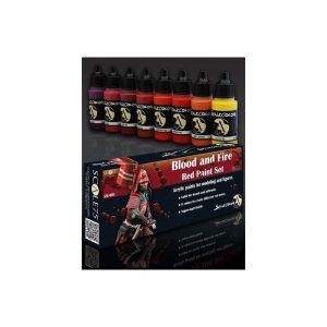 BLOOD AND FIRE RED PAINT SET