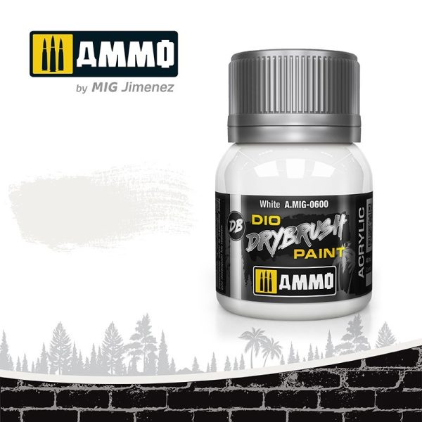 DRYBRUSH Pincel Seco Blanco
