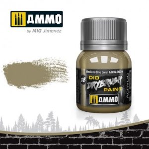 DRYBRUSH Pincel Seco Verde Oliva Medio