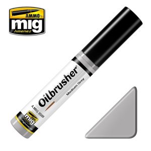 OILBRUSHER Óleo Gris Medio