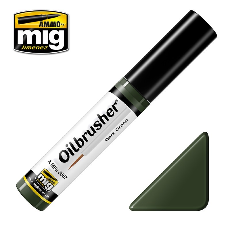 OILBRUSHER Óleo Verde Oscuro