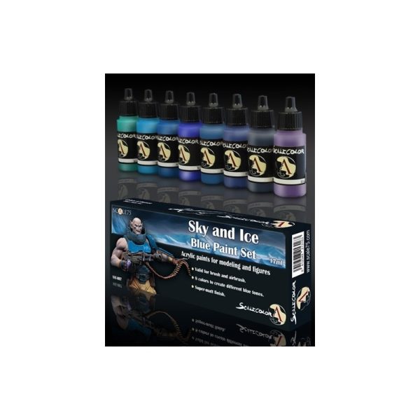 SKY & ICE BLUE PAINT SET