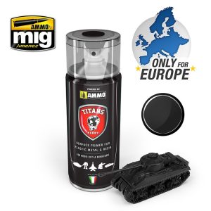 TITANS HOBBY Imprimación Negro Mate (400ml)