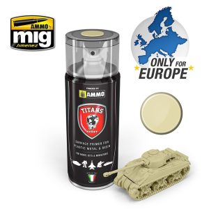 TITANS HOBBY Imprimación Blanco Hueso Mate (400ml)