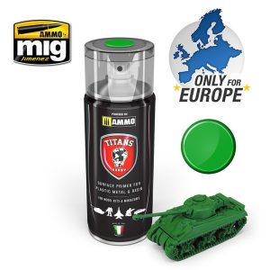 TITANS HOBBY Emerald Green Matt Primer (400ml)