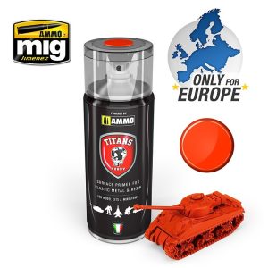 TITANS HOBBY Imprimación Rojo Real Mate (400ml)