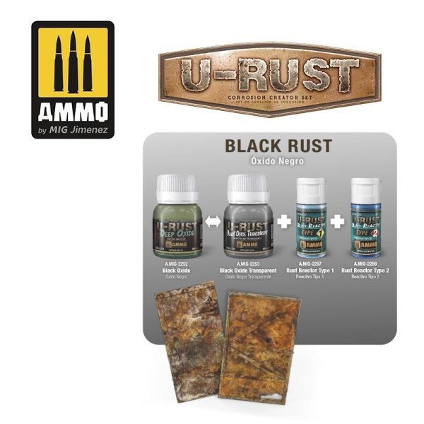 U-RUST Óxido Negro Transparente (40 ml) - Imagen 2
