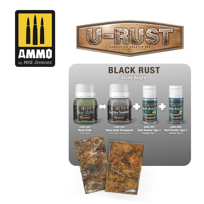 U-RUST Óxido Negro Transparente (40 ml) - Imagen 2