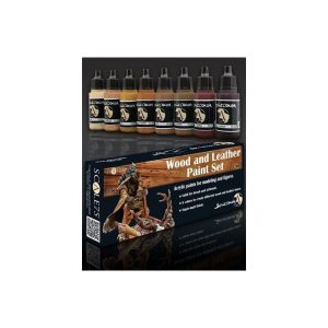WOOD AND LEATHER PAINT SET