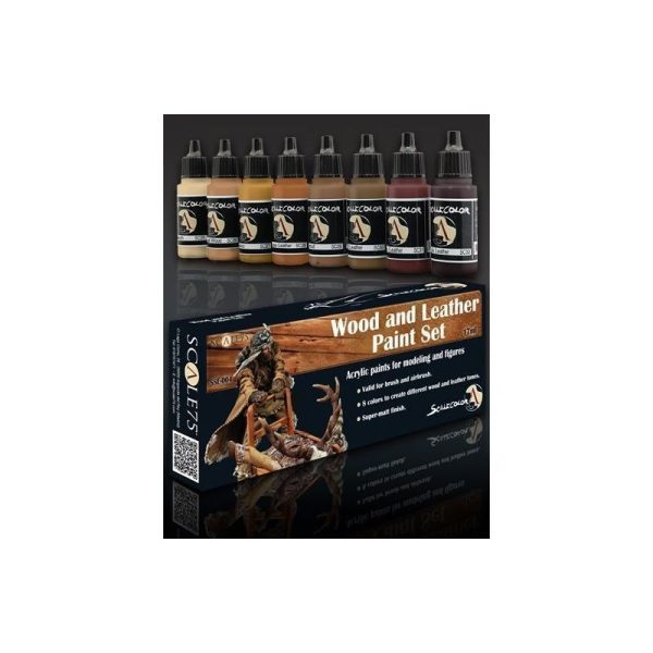 WOOD AND LEATHER PAINT SET