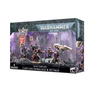 BLACK TEMPLARS: CAPELLÁN GRIMALDUS Y ESCOLTA