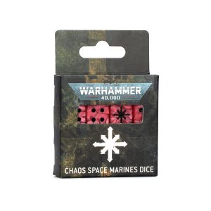 WARHAMMER 40K: DADOS CHAOS SPACE MARINES