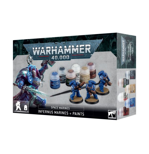 SPACE MARINES: MARINES INFERNUS + PINTURAS