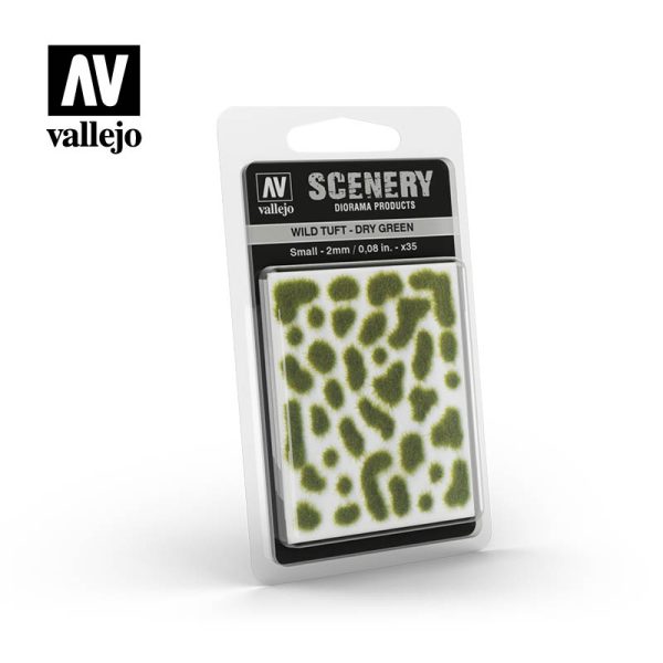 Wild Tuft - Dry Green (2 mm)
