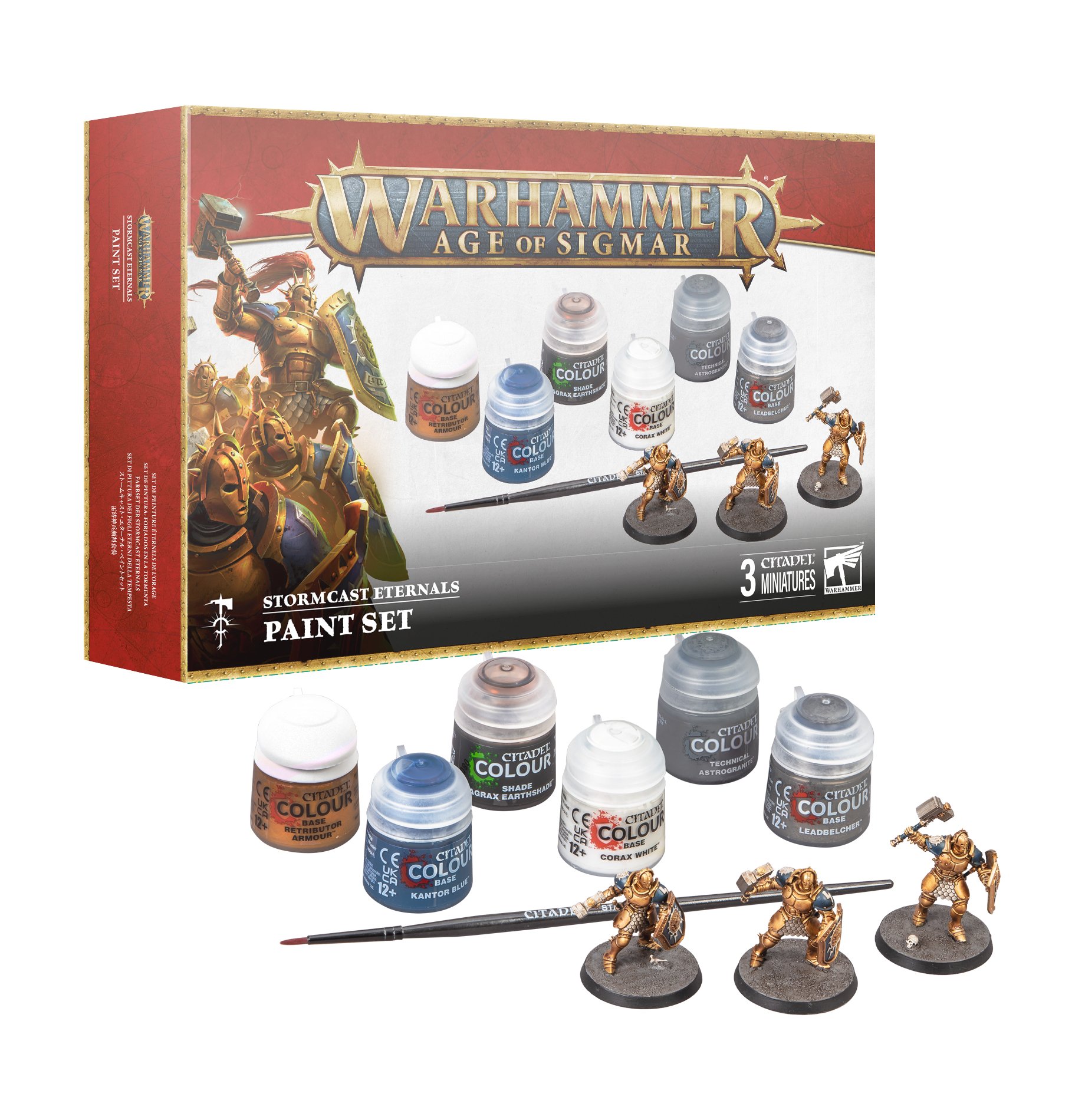 AGE OF SIGMAR: STORMCAST ETERNAL + SET DE PINTURAS