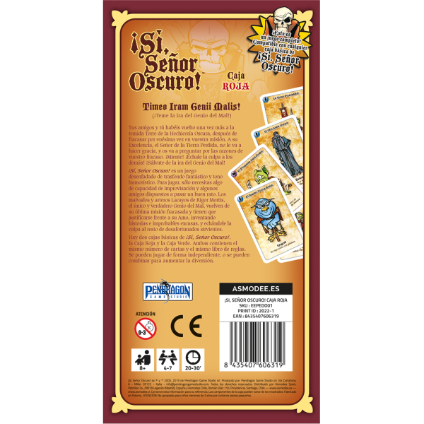 ¡Sí, Señor Oscuro! Caja Roja - Imagen 3