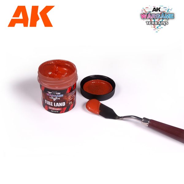 AK1218 - FIRE LAND – WARGAME TERRAINS – 100ML - Imagen 2