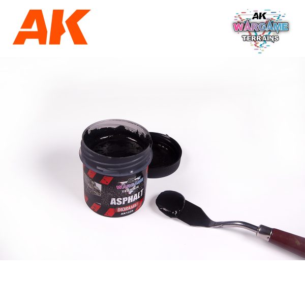 AK1228 - ASPHALT – WARGAME TERRAINS – 100ML - Imagen 2