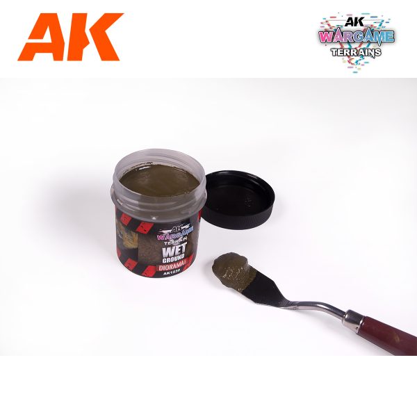 AK1230 - WET GROUND – WARGAME TERRAINS – 100ML - Imagen 2