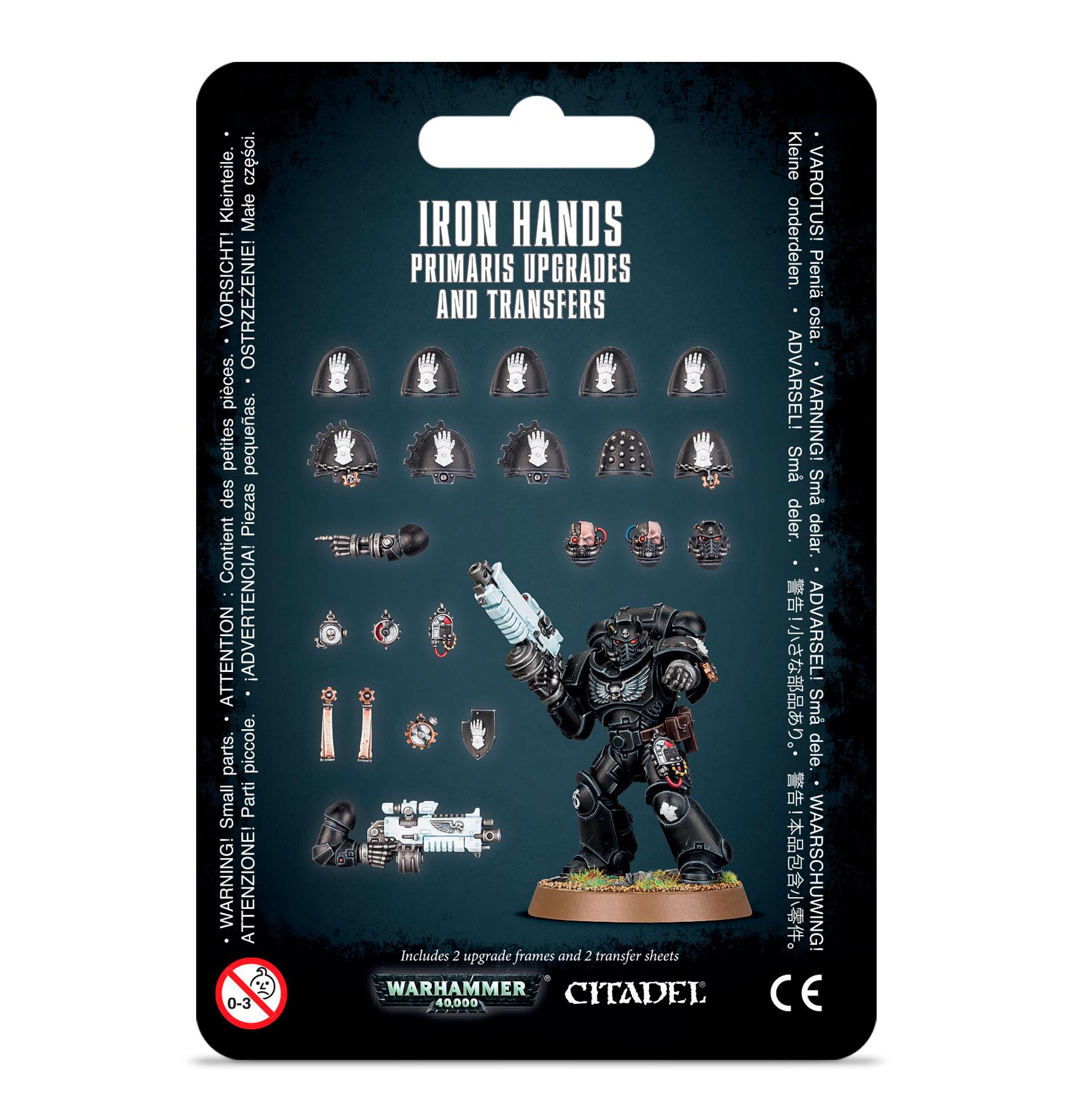 IRON HANDS: MEJORAS Y CALCOMANÍAS DE PRIMARIS
