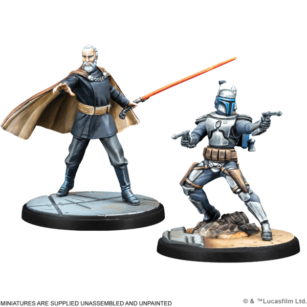 SW SHATTERPOINT: TWICE THE PRIDE COUNT DOOKU SQUAD PACK - Imagen 2