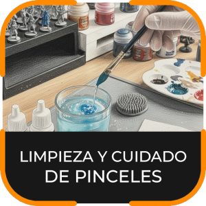 LIMPIEZA Y CUIDADO DE PINCELES