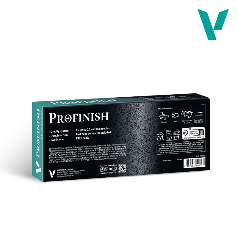 PROFINISH By Vallejo, Gravity System, Two in One - Imagen 5