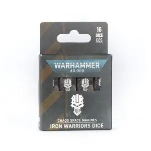 CHAOS SPACE MARINES: IRON WARRIORS DICE
