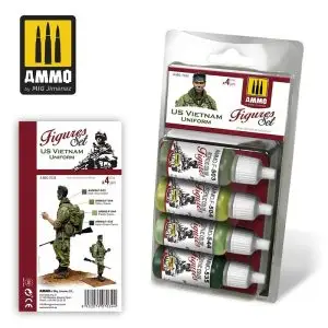 Set de Figuras Uniformes Estadounidenses de Vietnam