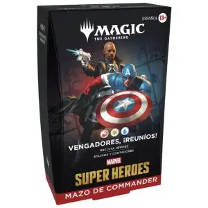 MTG - Commander Deck - Marvel Super Heroes - Vengadores, ¡Reuníos! (Español)