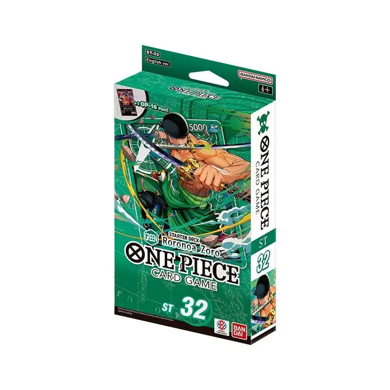 ONE PIECE: Starter Deck ST-32 - GREEN - Roronoa Zoro (ENGLISH)
