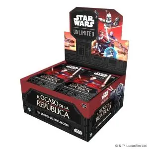 SWU - El ocaso de la república - Caja sellada de 24 Sobres de Juego (Español)