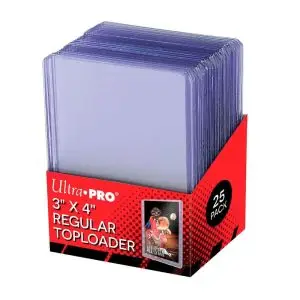 Fundas Standard Toploader Regular (25 unidades) Ultra Pro.