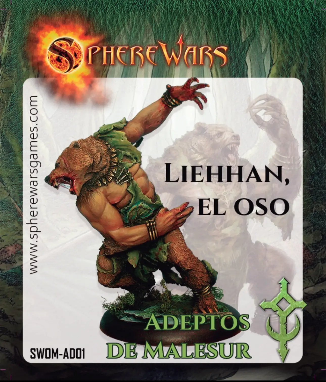 SphereWars - ADEPTOS DE MALESUR - Liehhan, el Oso