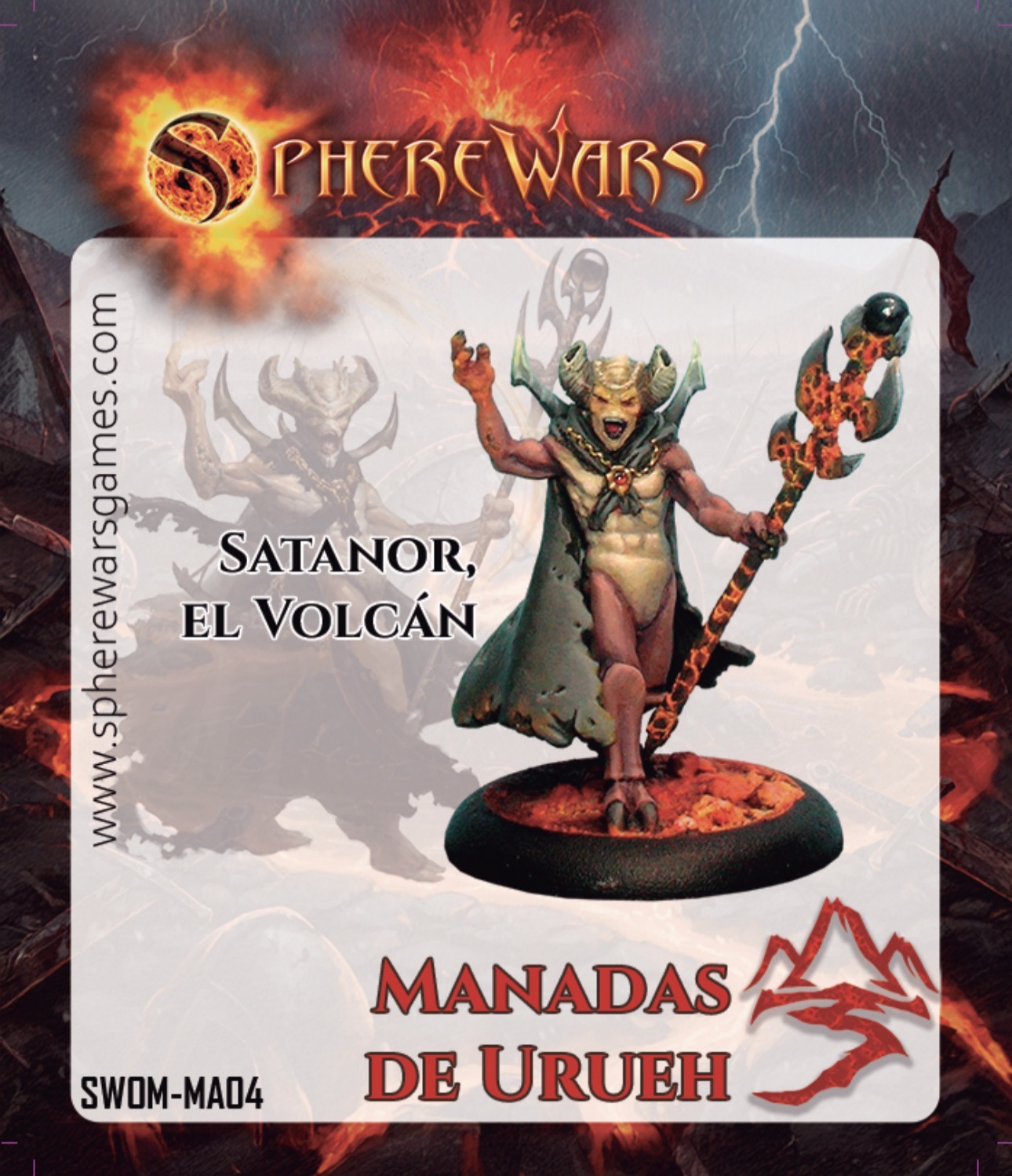 SphereWars - MANADAS DE URUEH - Sátanor, el Volcán