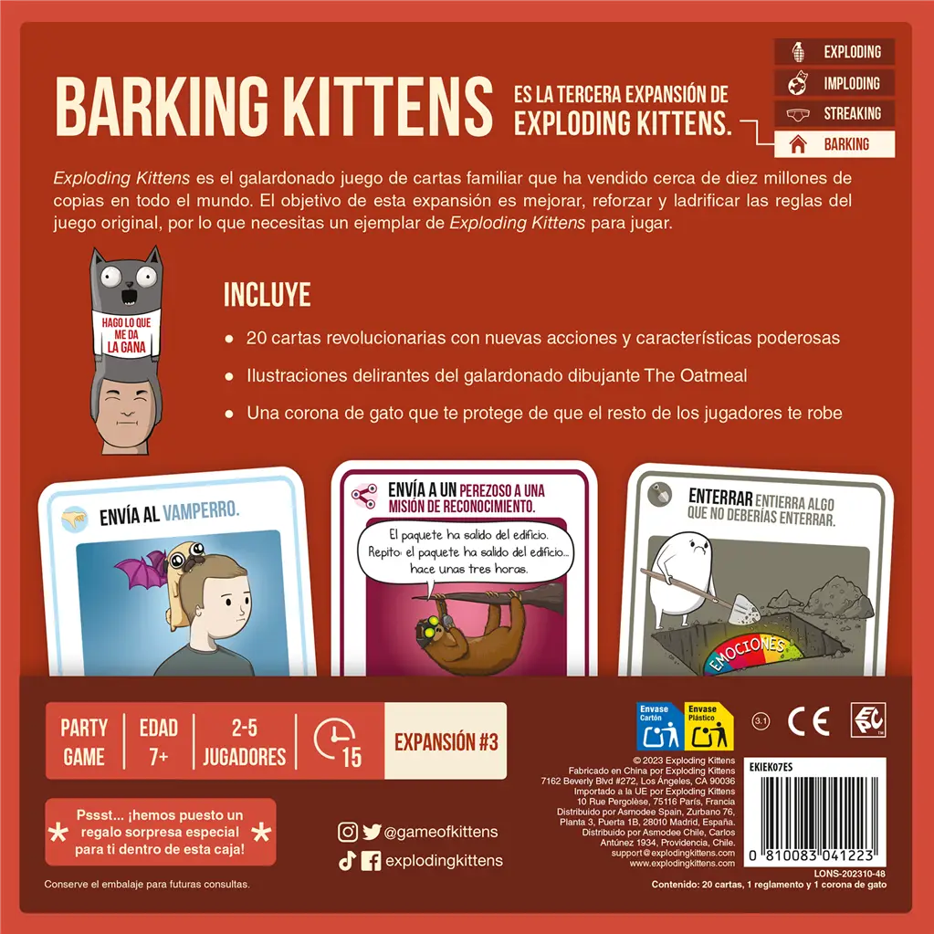 Exploding Kittens: Barking Kittens - Imagen 3