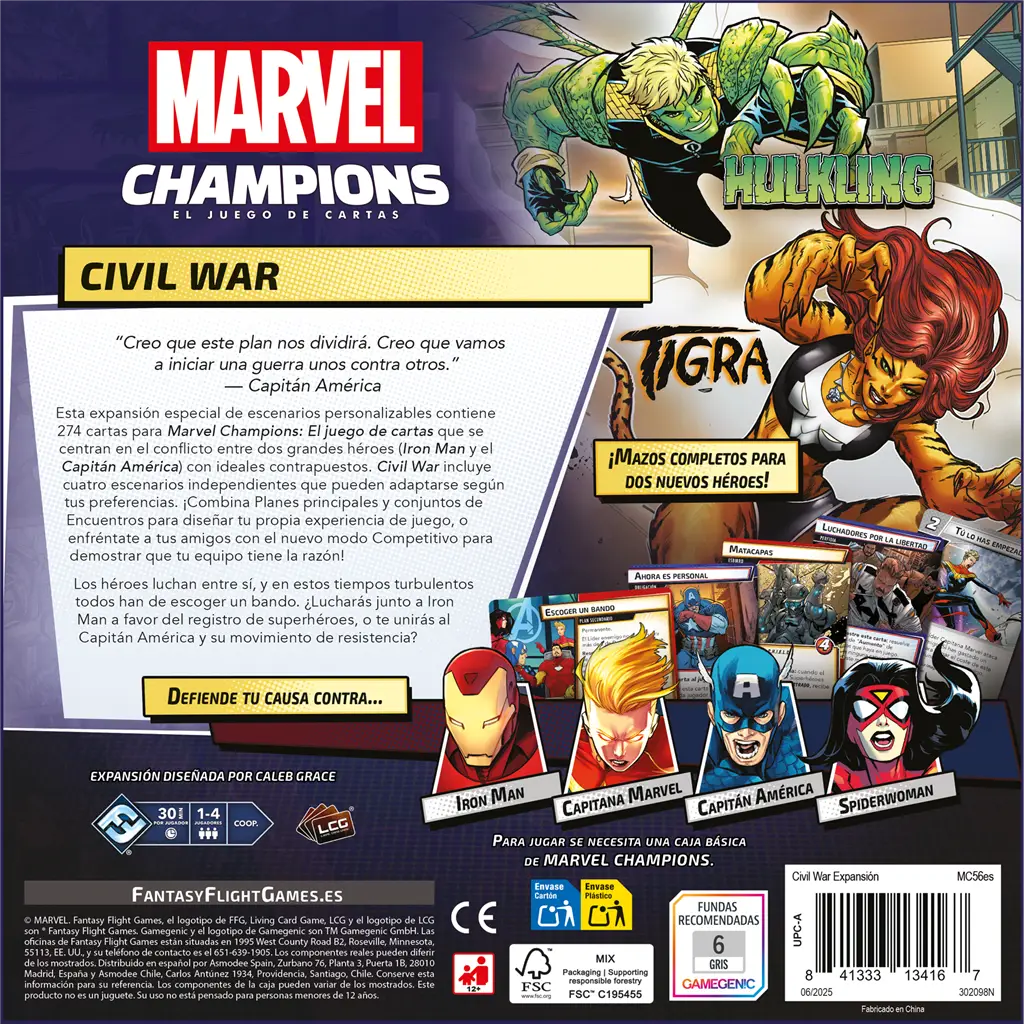 Marvel Champions: Civil War Expansion - Imagen 5