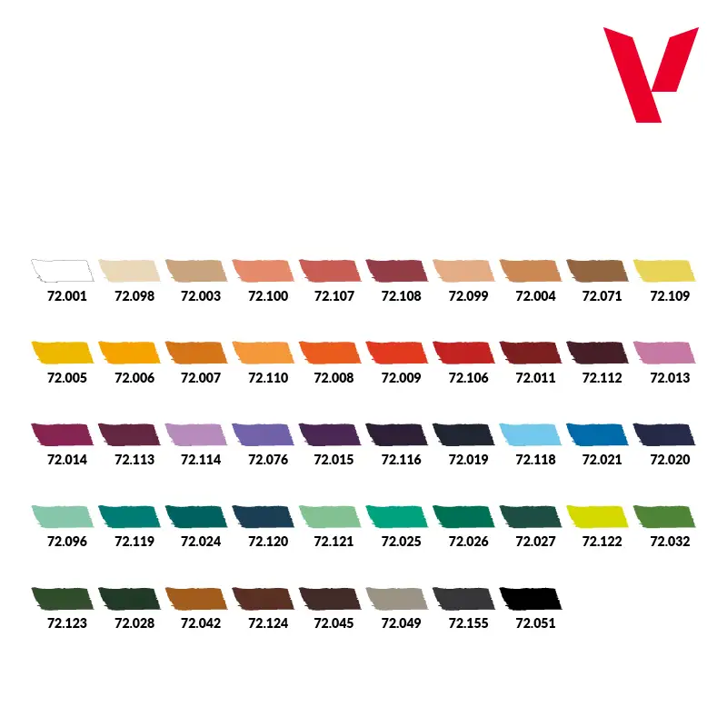 VALLEJO - Color BSL System Paint Set (48 colores + 3 pinceles + 1 miniatura) - Imagen 6