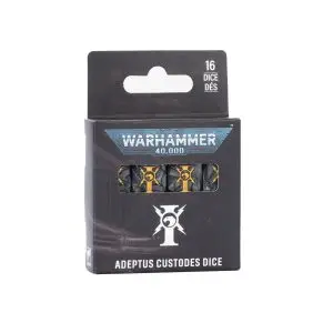 WARHAMMER 40000: ADEPTUS CUSTODES DICE